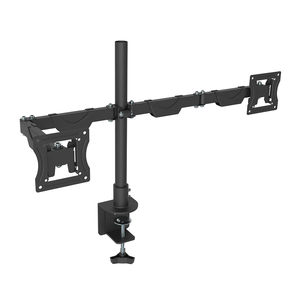 13 – 27 Inch Vertical Stacking Dual Monitor Desk Mount