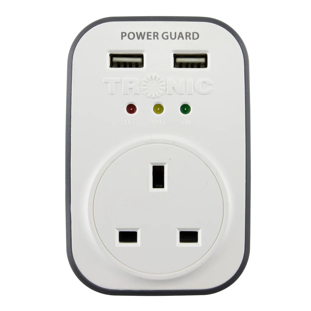 Power Guard With 2 USB Ports 13Amps