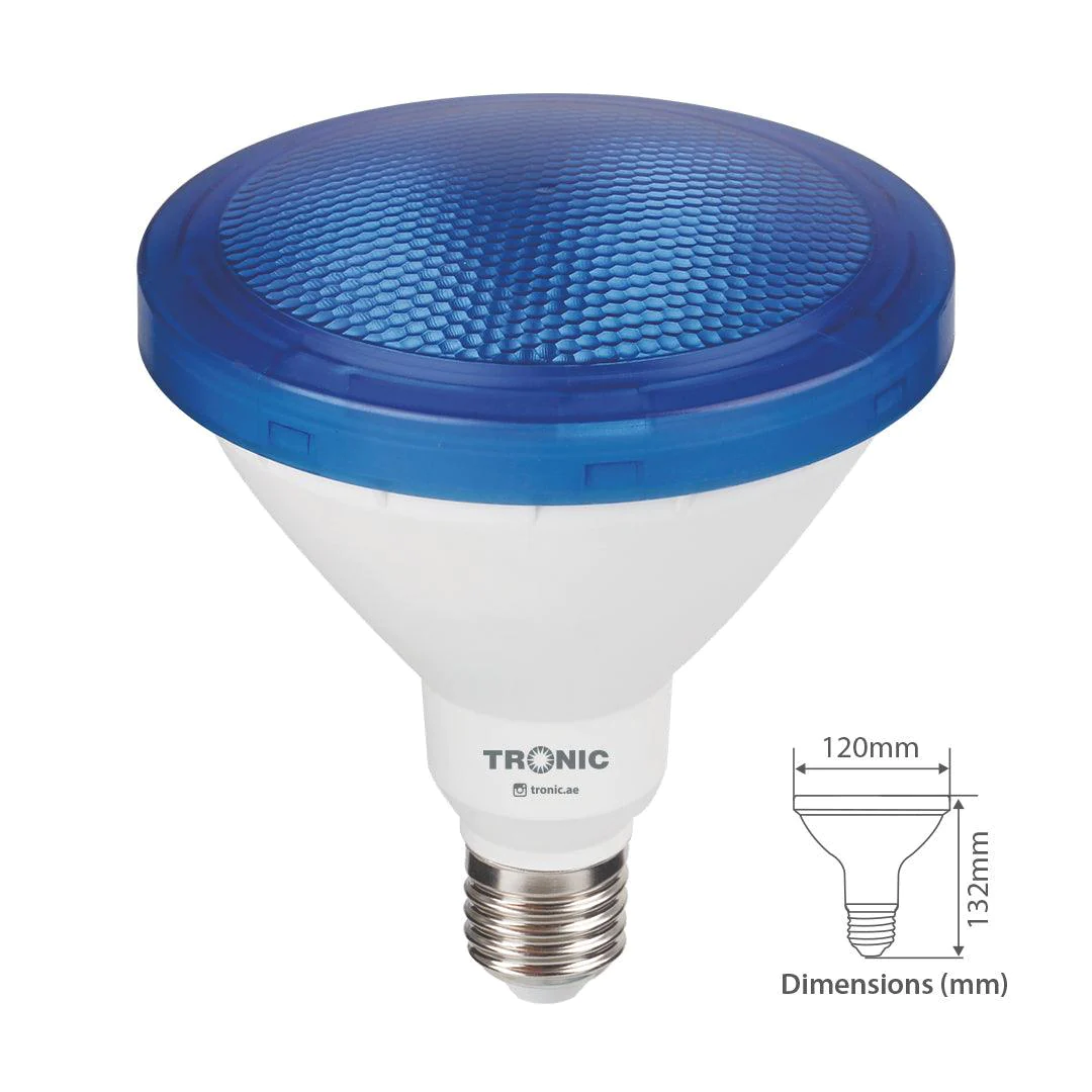 15W PAR38 Tronic Blue LED Bulb 4