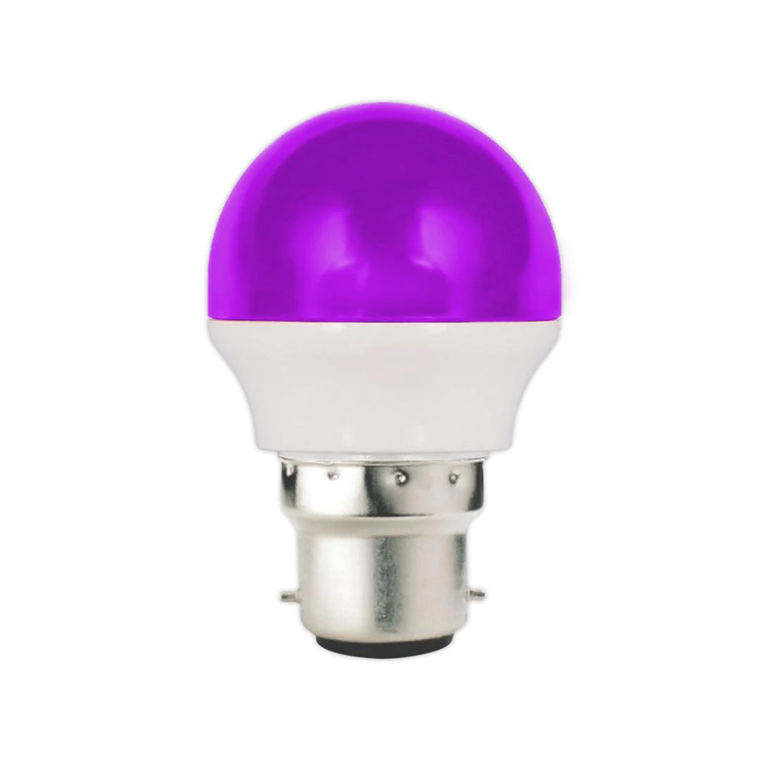 2 Watts LED Bulb B22 (Pin) pruple