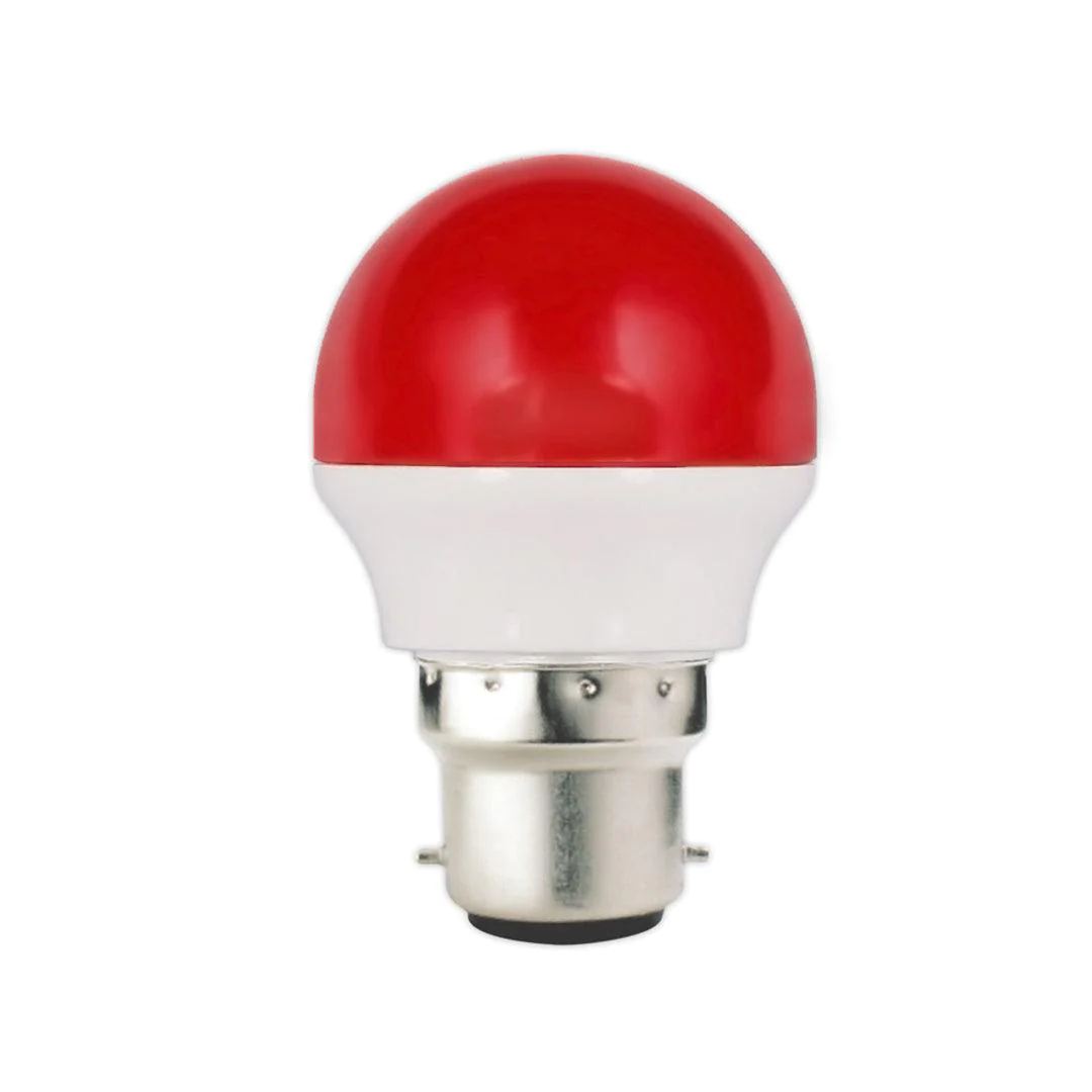 2 Watts LED Bulb B22 (Pin) red