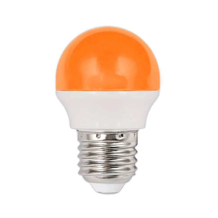 2 Watts LED Bulb E27 (Big Screw) orange