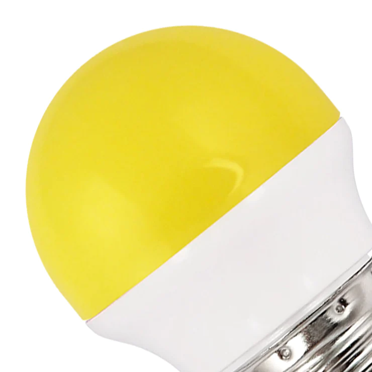 2 Watts LED Bulb E27 (Big Screw) orange 2