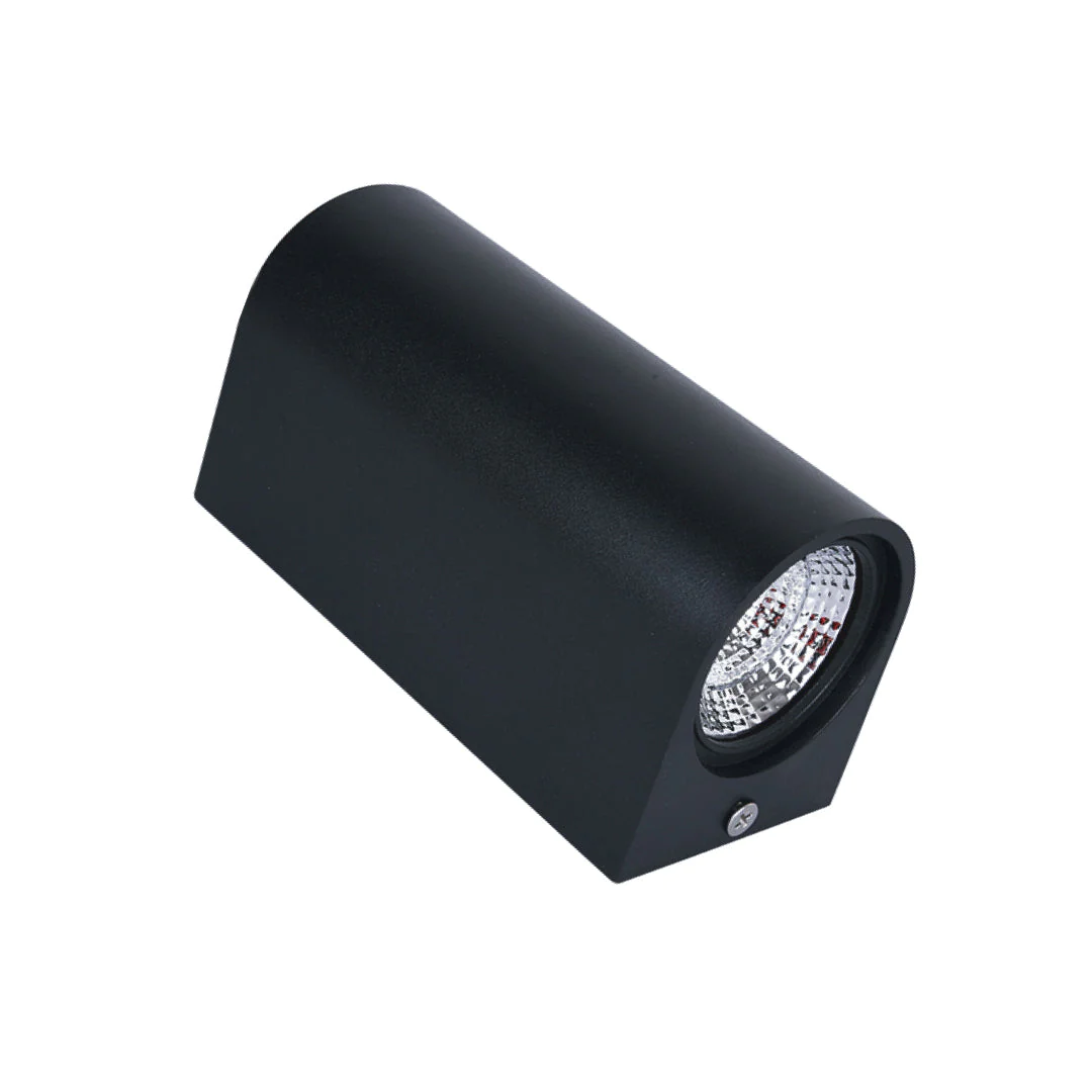 Black Up & Down COB Wall Light 2