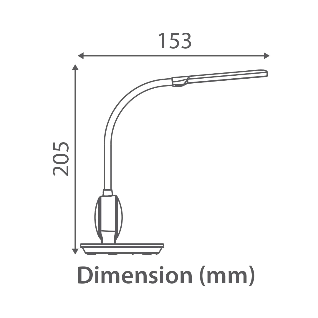 Desk Lamp With An Analog Clock 2